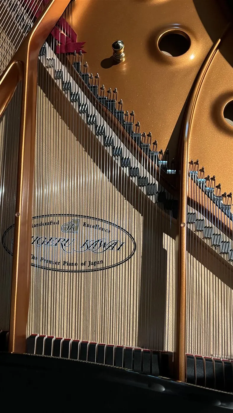Fonds Or en Cash - détail de piano