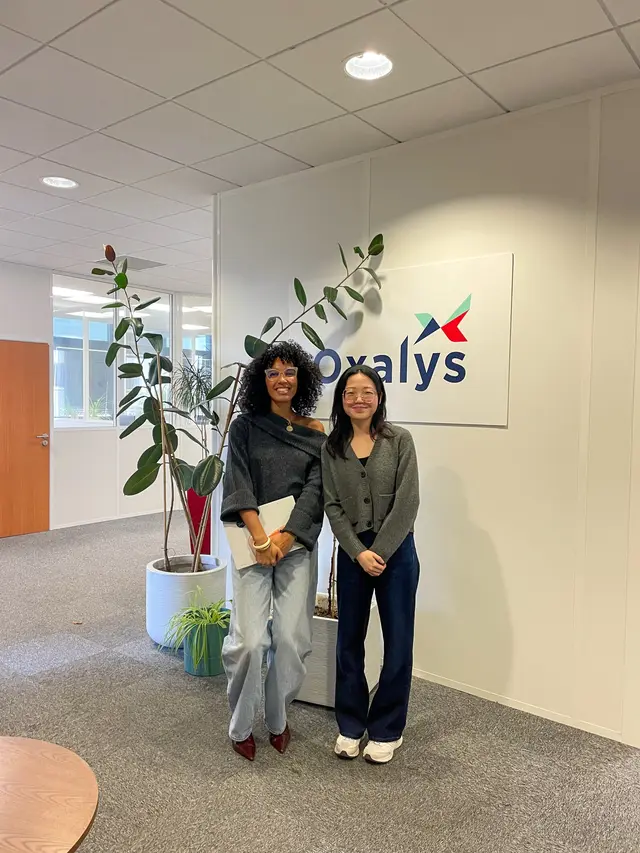 Diane et Jessica chez Oxalys